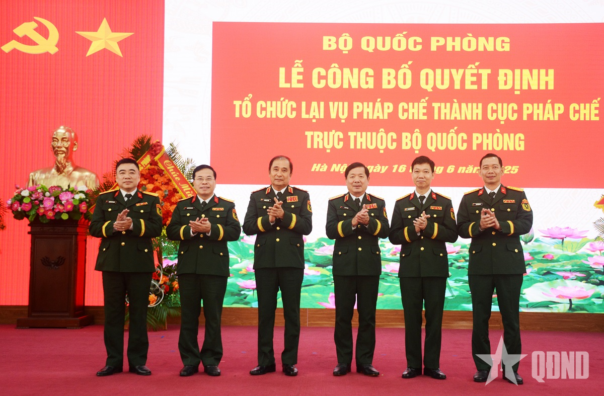 Xây dựng Cục Pháp chế Bộ Quốc phòng và ngành pháp chế Quân đội vững mạnh, đáp ứng yêu cầu nhiệm vụ trong tình hình mới